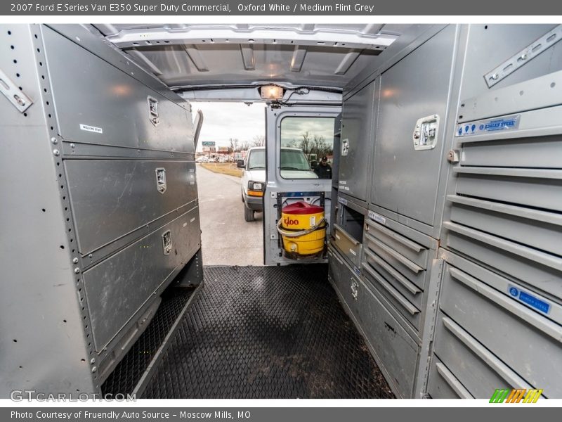 Oxford White / Medium Flint Grey 2007 Ford E Series Van E350 Super Duty Commercial