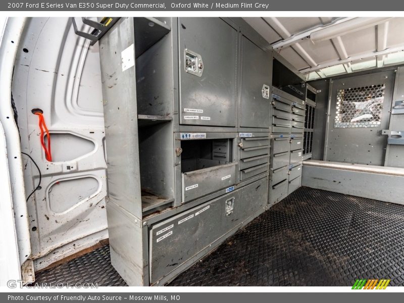 Oxford White / Medium Flint Grey 2007 Ford E Series Van E350 Super Duty Commercial