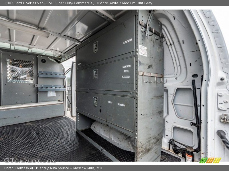 Oxford White / Medium Flint Grey 2007 Ford E Series Van E350 Super Duty Commercial