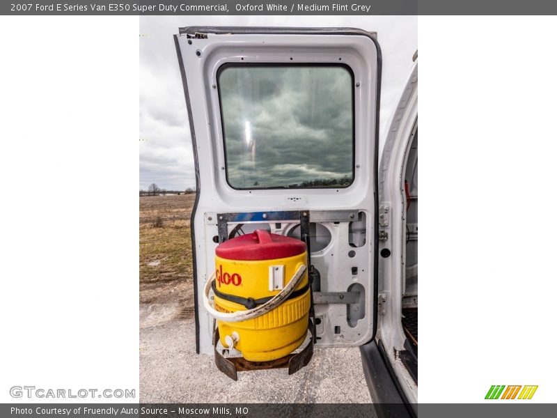 Oxford White / Medium Flint Grey 2007 Ford E Series Van E350 Super Duty Commercial