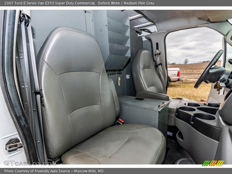 Oxford White / Medium Flint Grey 2007 Ford E Series Van E350 Super Duty Commercial
