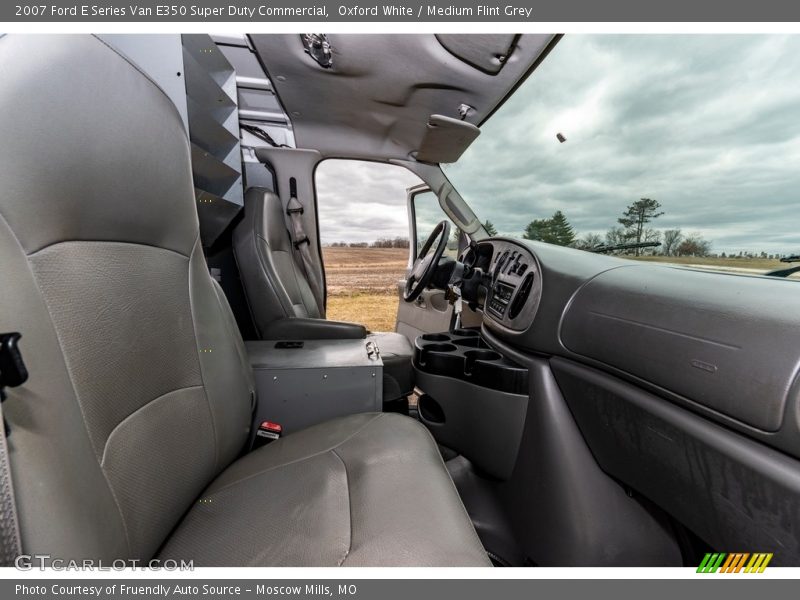 Oxford White / Medium Flint Grey 2007 Ford E Series Van E350 Super Duty Commercial