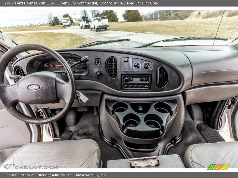 Oxford White / Medium Flint Grey 2007 Ford E Series Van E350 Super Duty Commercial