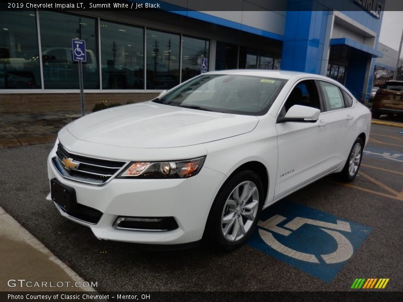 Summit White / Jet Black 2019 Chevrolet Impala LT