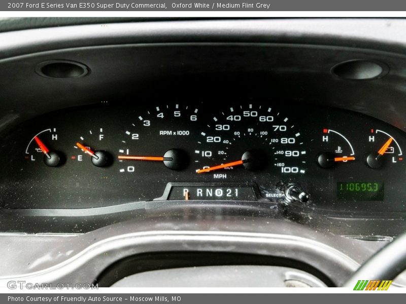 Oxford White / Medium Flint Grey 2007 Ford E Series Van E350 Super Duty Commercial