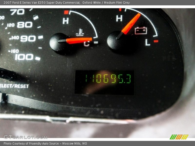 Oxford White / Medium Flint Grey 2007 Ford E Series Van E350 Super Duty Commercial