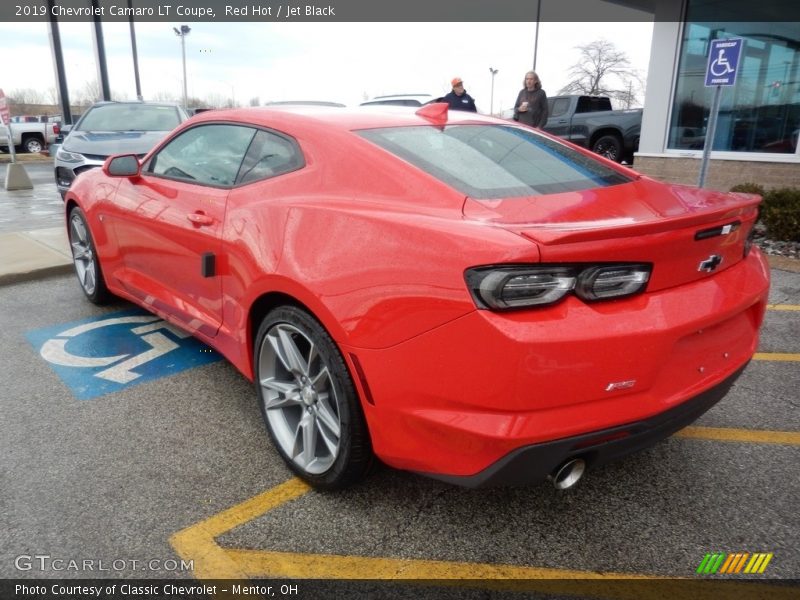 Red Hot / Jet Black 2019 Chevrolet Camaro LT Coupe