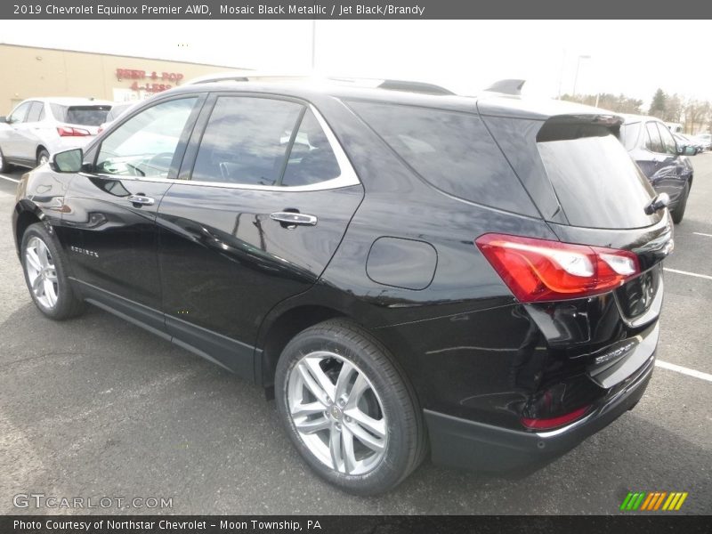 Mosaic Black Metallic / Jet Black/Brandy 2019 Chevrolet Equinox Premier AWD