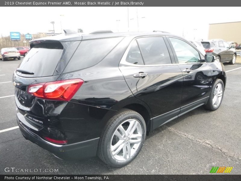 Mosaic Black Metallic / Jet Black/Brandy 2019 Chevrolet Equinox Premier AWD