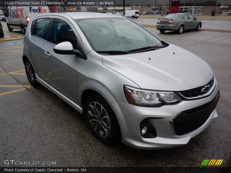 Silver Ice Metallic / Jet Black 2019 Chevrolet Sonic LT Hatchback