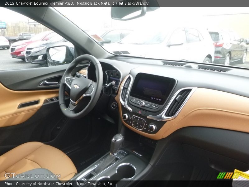 Mosaic Black Metallic / Jet Black/Brandy 2019 Chevrolet Equinox Premier AWD