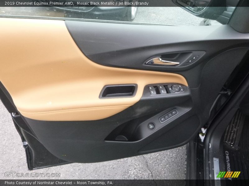 Mosaic Black Metallic / Jet Black/Brandy 2019 Chevrolet Equinox Premier AWD