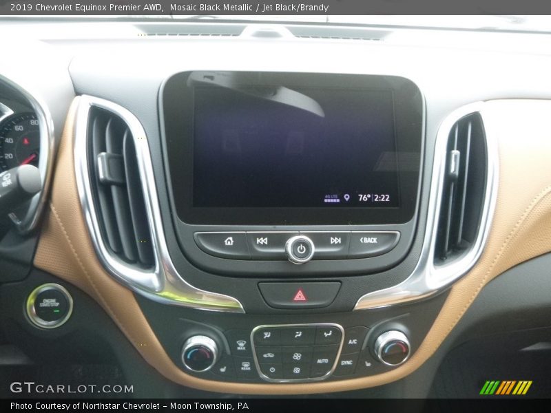 Mosaic Black Metallic / Jet Black/Brandy 2019 Chevrolet Equinox Premier AWD