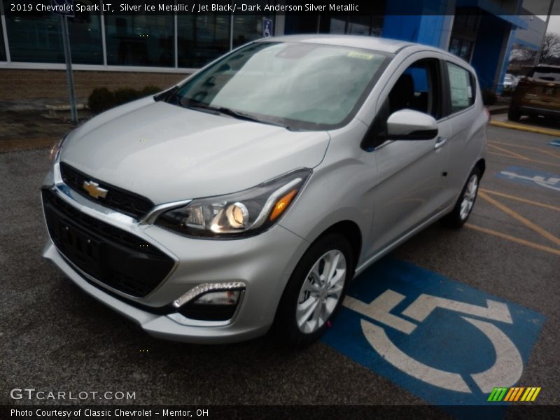 Silver Ice Metallic / Jet Black/­Dark Anderson Silver Metallic 2019 Chevrolet Spark LT