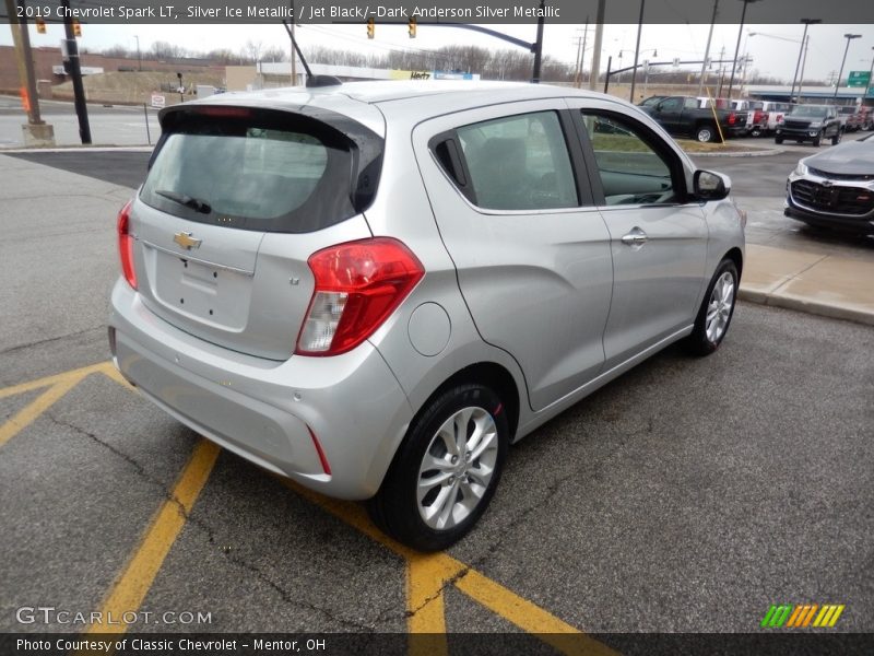 Silver Ice Metallic / Jet Black/­Dark Anderson Silver Metallic 2019 Chevrolet Spark LT