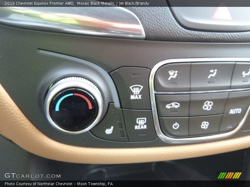 Mosaic Black Metallic / Jet Black/Brandy 2019 Chevrolet Equinox Premier AWD