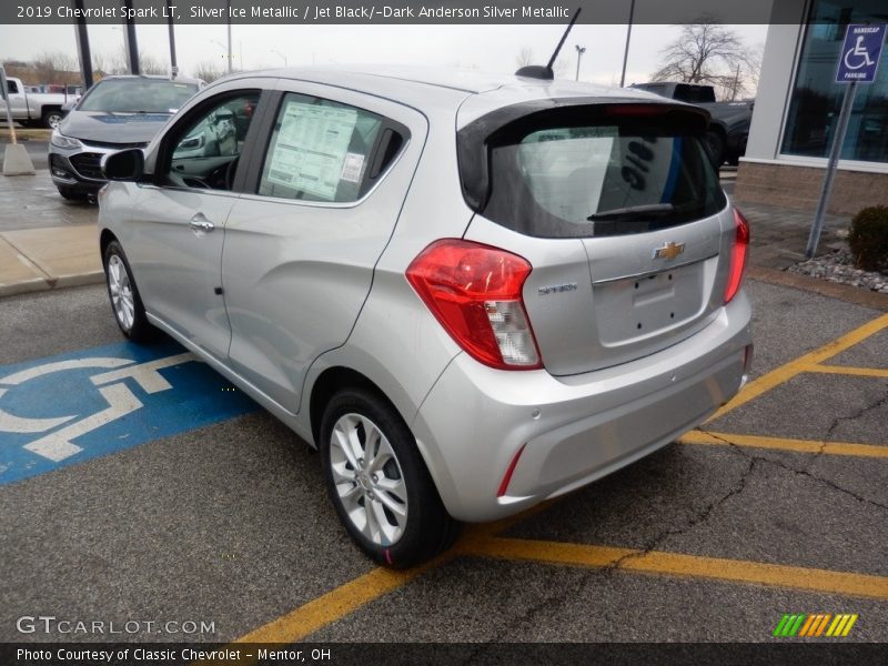 Silver Ice Metallic / Jet Black/­Dark Anderson Silver Metallic 2019 Chevrolet Spark LT
