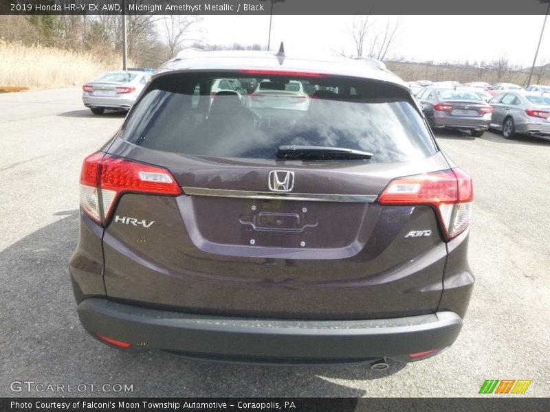 Midnight Amethyst Metallic / Black 2019 Honda HR-V EX AWD