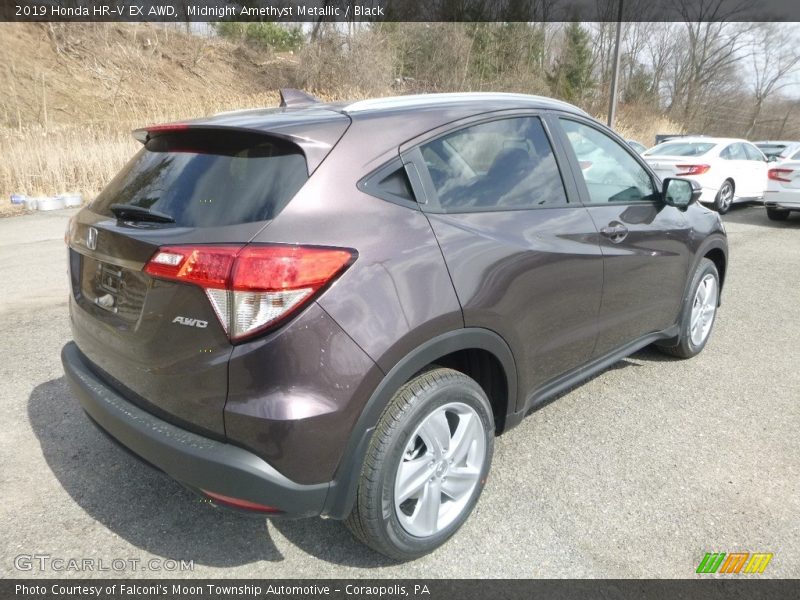 Midnight Amethyst Metallic / Black 2019 Honda HR-V EX AWD