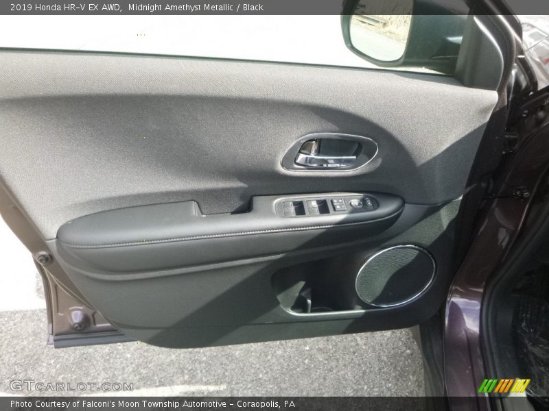 Midnight Amethyst Metallic / Black 2019 Honda HR-V EX AWD
