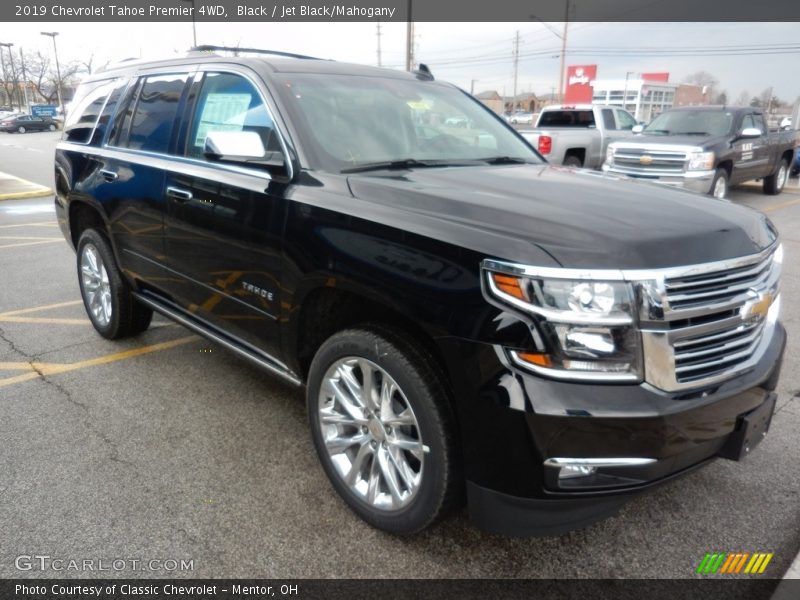 Black / Jet Black/Mahogany 2019 Chevrolet Tahoe Premier 4WD