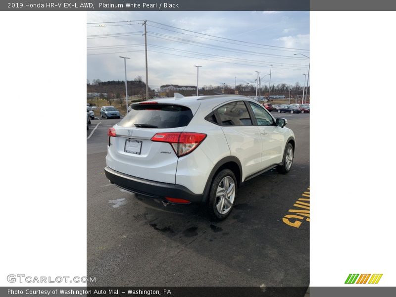 Platinum White Pearl / Black 2019 Honda HR-V EX-L AWD