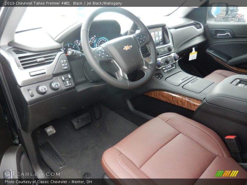 Black / Jet Black/Mahogany 2019 Chevrolet Tahoe Premier 4WD