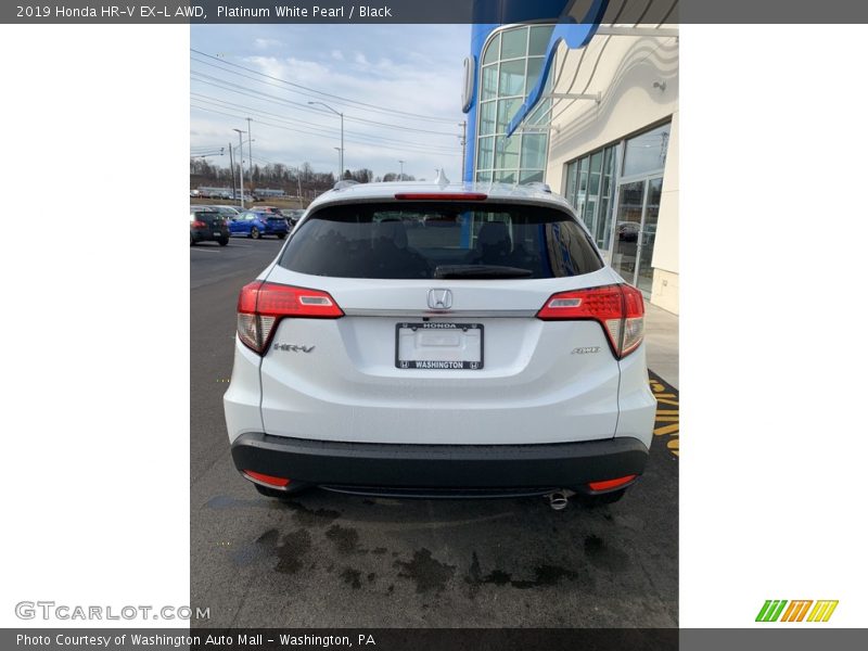 Platinum White Pearl / Black 2019 Honda HR-V EX-L AWD