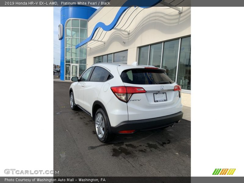 Platinum White Pearl / Black 2019 Honda HR-V EX-L AWD