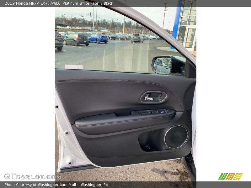 Platinum White Pearl / Black 2019 Honda HR-V EX-L AWD