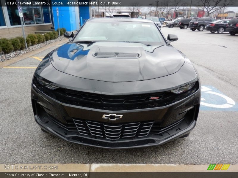 Mosaic Black Metallic / Jet Black 2019 Chevrolet Camaro SS Coupe