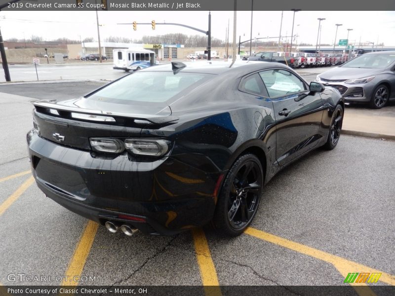 Mosaic Black Metallic / Jet Black 2019 Chevrolet Camaro SS Coupe
