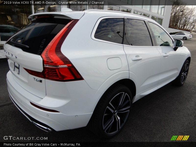 Crystal White Metallic / Charcoal 2019 Volvo XC60 T6 AWD R-Design
