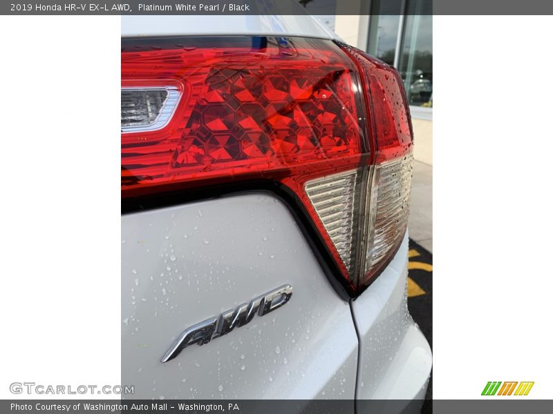 Platinum White Pearl / Black 2019 Honda HR-V EX-L AWD