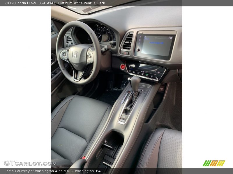 Platinum White Pearl / Black 2019 Honda HR-V EX-L AWD