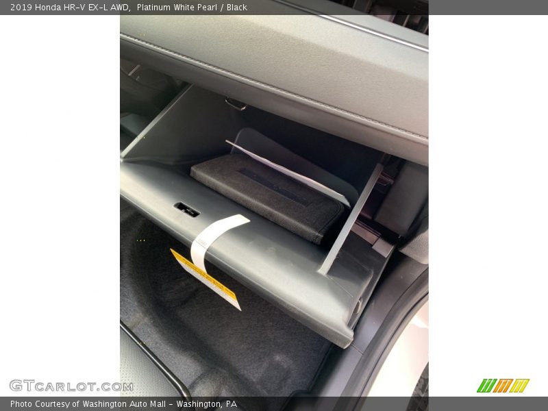 Platinum White Pearl / Black 2019 Honda HR-V EX-L AWD