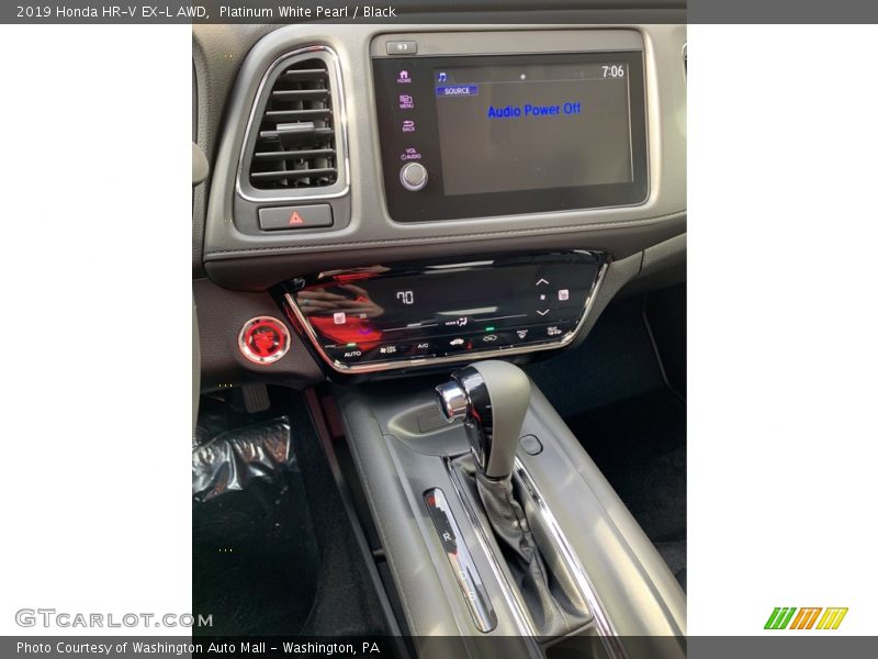 Platinum White Pearl / Black 2019 Honda HR-V EX-L AWD