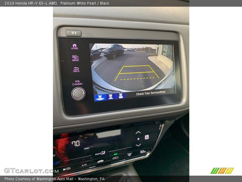 Platinum White Pearl / Black 2019 Honda HR-V EX-L AWD
