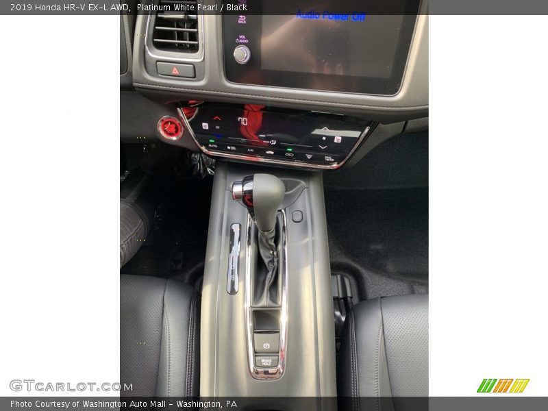 Platinum White Pearl / Black 2019 Honda HR-V EX-L AWD