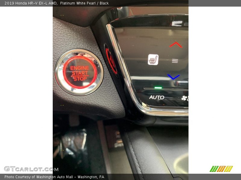 Platinum White Pearl / Black 2019 Honda HR-V EX-L AWD