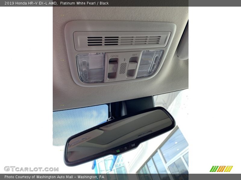 Platinum White Pearl / Black 2019 Honda HR-V EX-L AWD