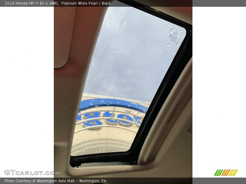Platinum White Pearl / Black 2019 Honda HR-V EX-L AWD