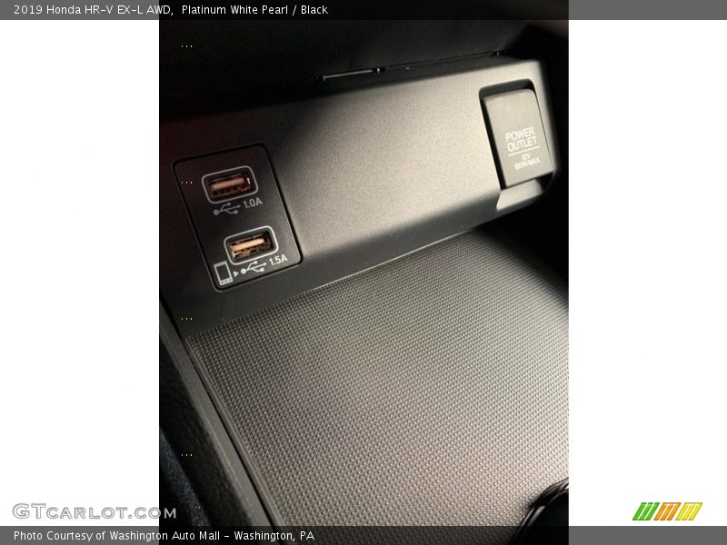 Platinum White Pearl / Black 2019 Honda HR-V EX-L AWD