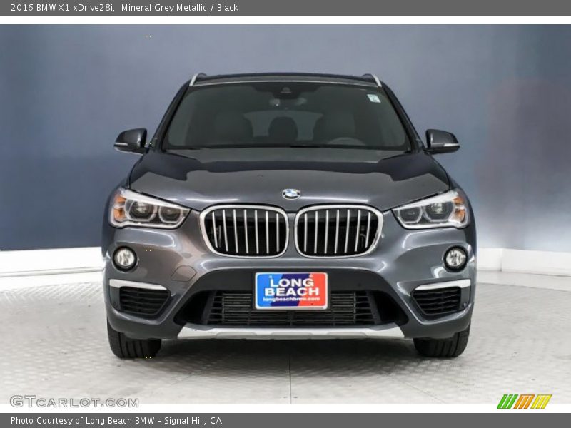 Mineral Grey Metallic / Black 2016 BMW X1 xDrive28i