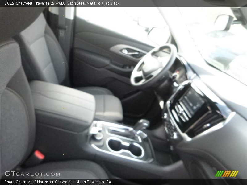 Satin Steel Metallic / Jet Black 2019 Chevrolet Traverse LS AWD