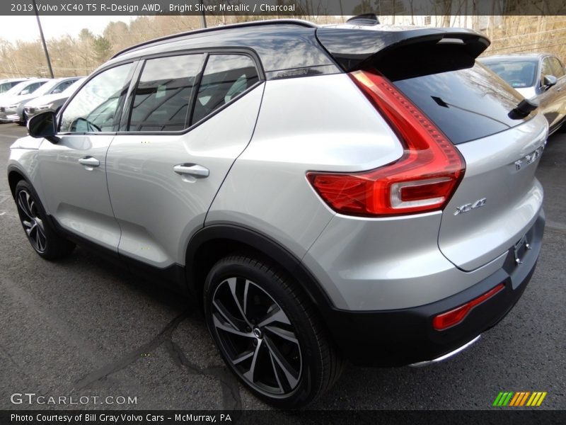Bright Silver Metallic / Charcoal 2019 Volvo XC40 T5 R-Design AWD