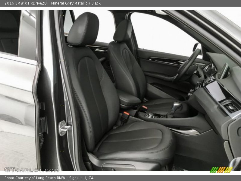 Mineral Grey Metallic / Black 2016 BMW X1 xDrive28i