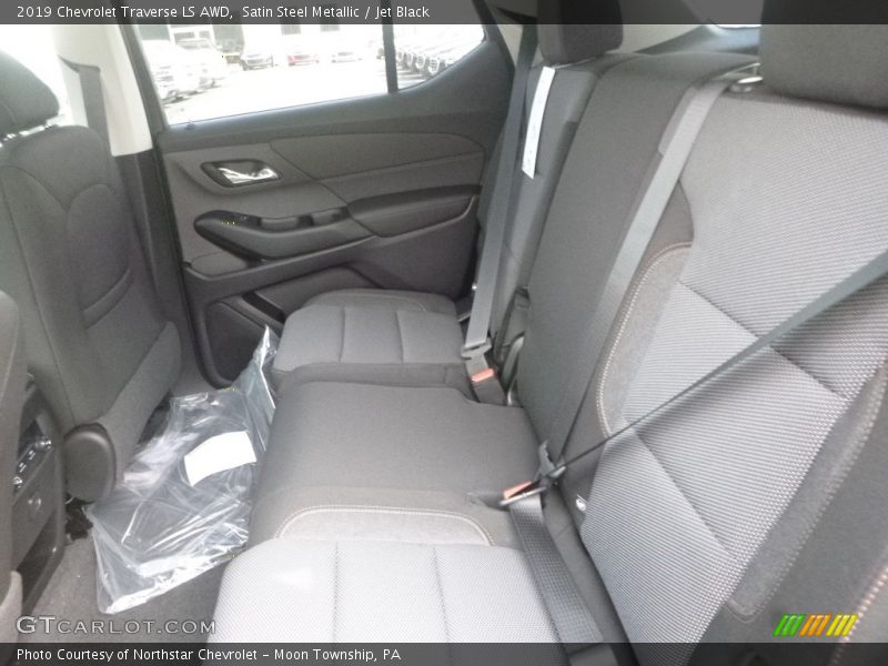 Satin Steel Metallic / Jet Black 2019 Chevrolet Traverse LS AWD