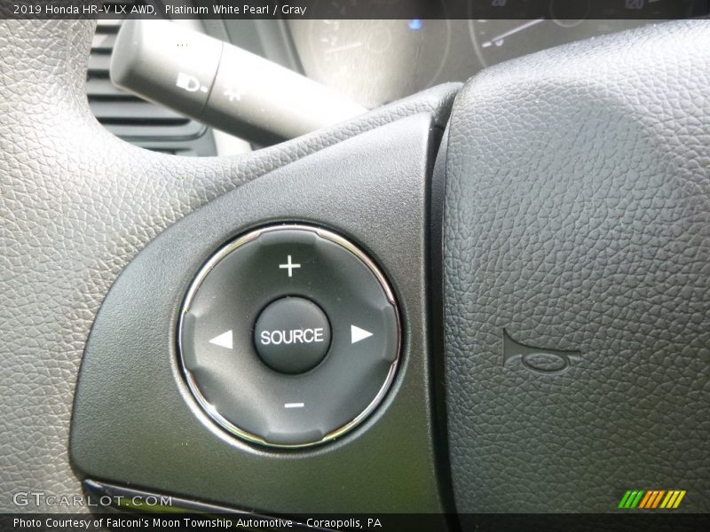 Platinum White Pearl / Gray 2019 Honda HR-V LX AWD