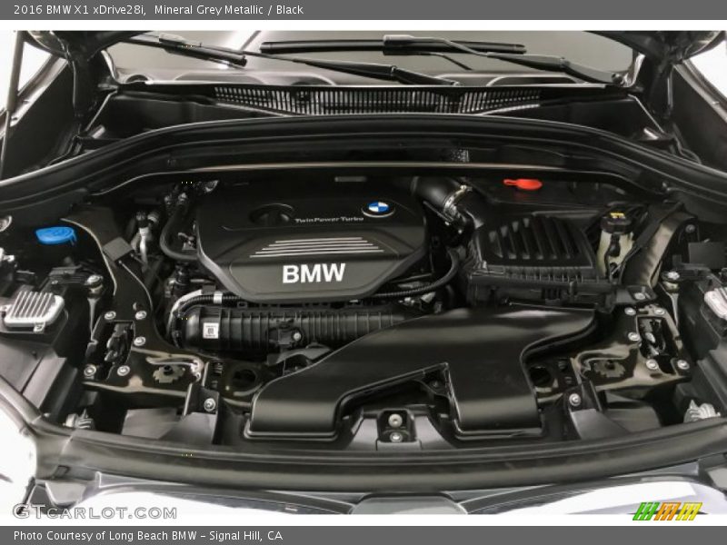 Mineral Grey Metallic / Black 2016 BMW X1 xDrive28i